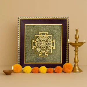 Shree Yantra Pyrite Frame