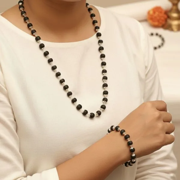 Karungali Silver Bracelet - Image 2