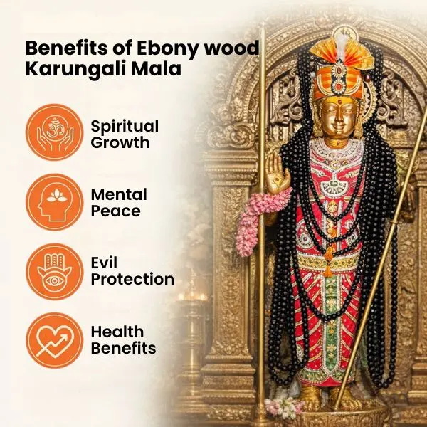 Karungali Silver Bracelet - Image 4